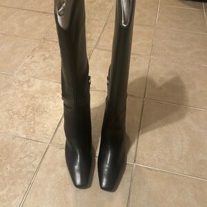 Nine West Black Heeled Boots